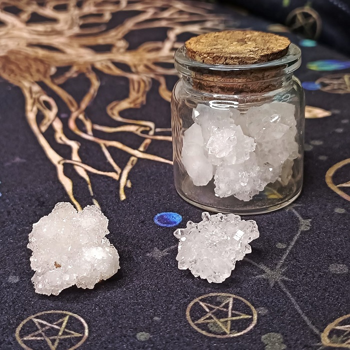 土桑新品💫星塵水晶(Starburs Quartz) ~摩洛哥 白水晶簇 適合水晶排列、金工、編織_4