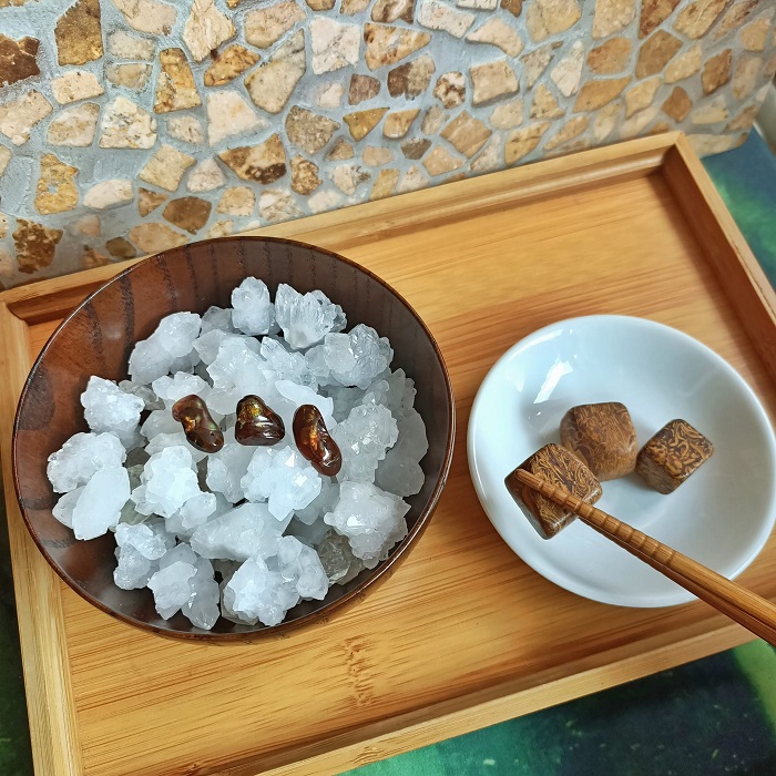 土桑新品💫星塵水晶(Starburs Quartz) ~摩洛哥 白水晶簇 適合水晶排列、金工、編織_5