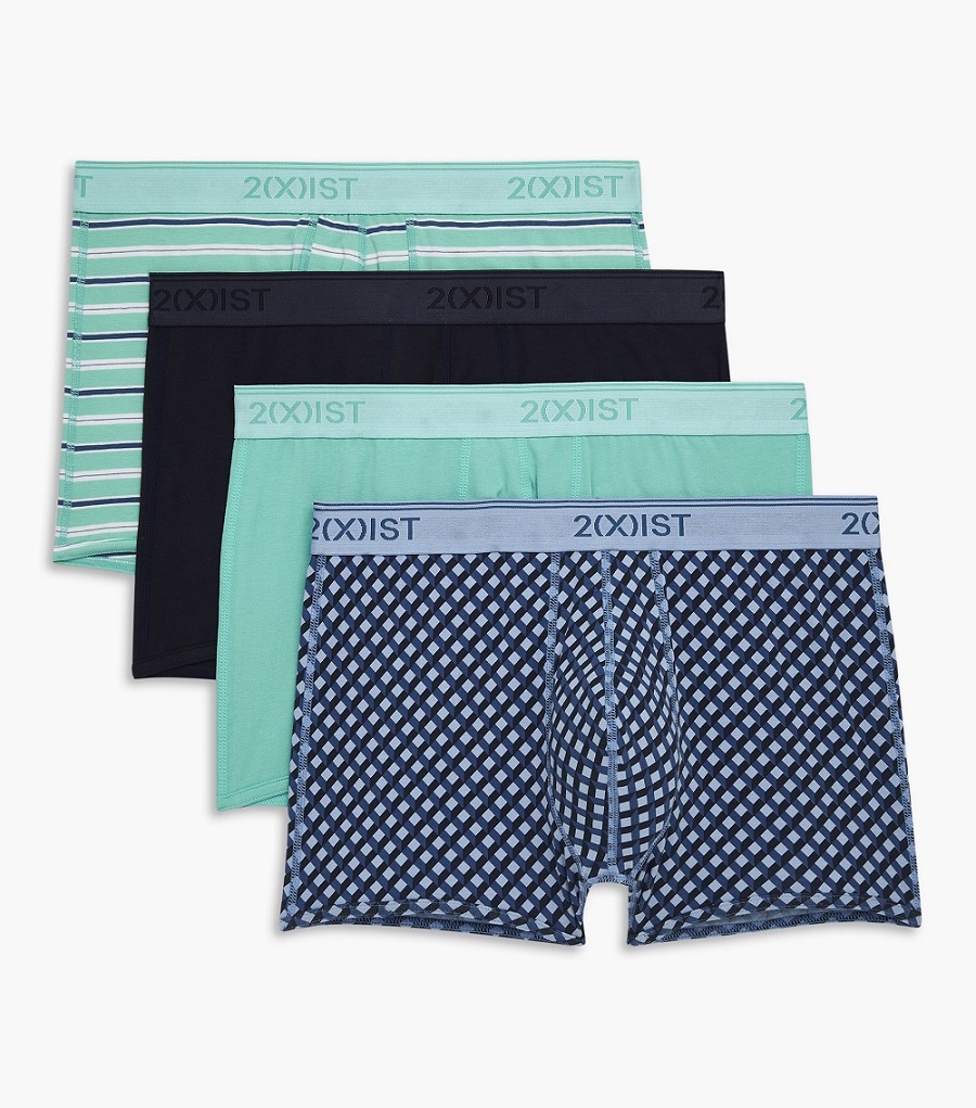 (歐美版偏大)COTTON STRETCH-彈性精梳棉四件組/低腰四角褲(原裝四件組)_0
