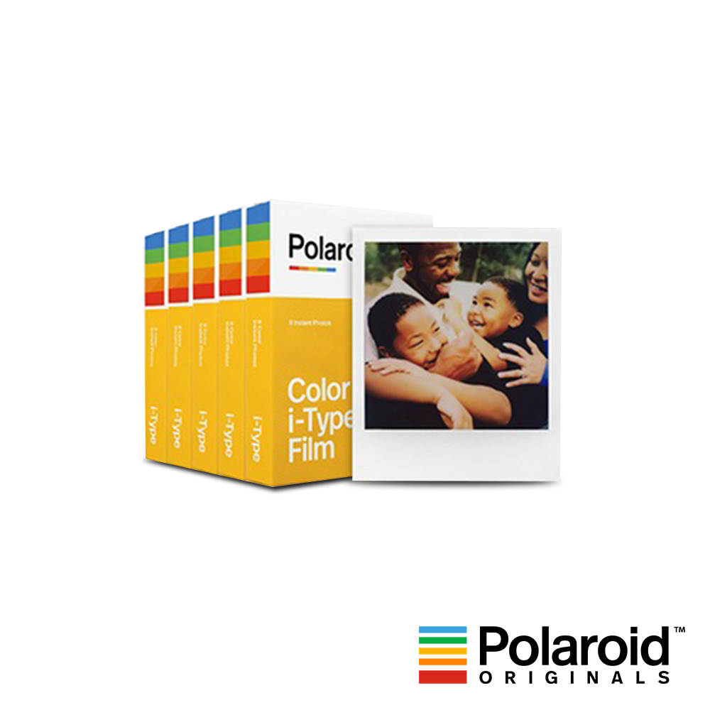 【Polaroid 寶麗來】Polaroid i-Type  彩色白框相紙套裝 - 40張 - DIF7_0