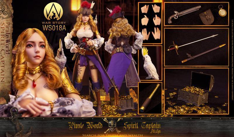 WAR STORY 1/6 精靈船長 艾莎 WS018A 包膠可動完成品_2