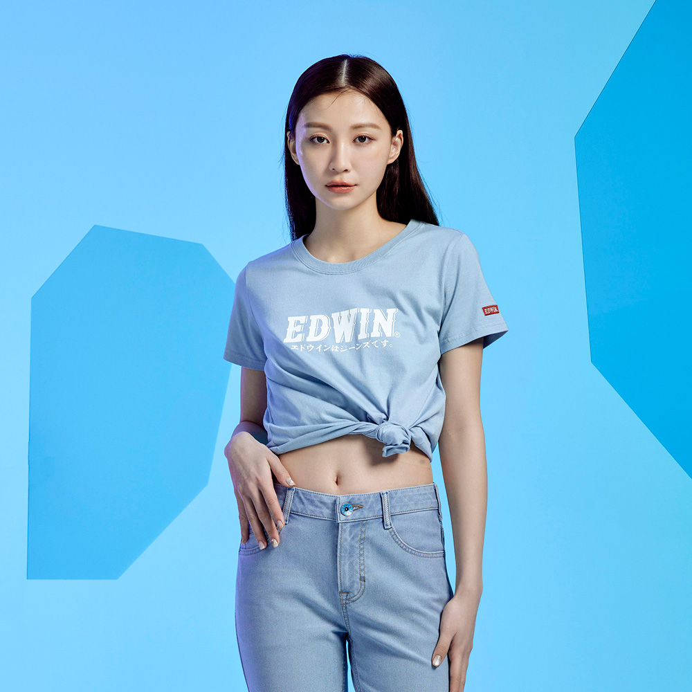EDWIN｜女裝｜復古印花短袖T恤