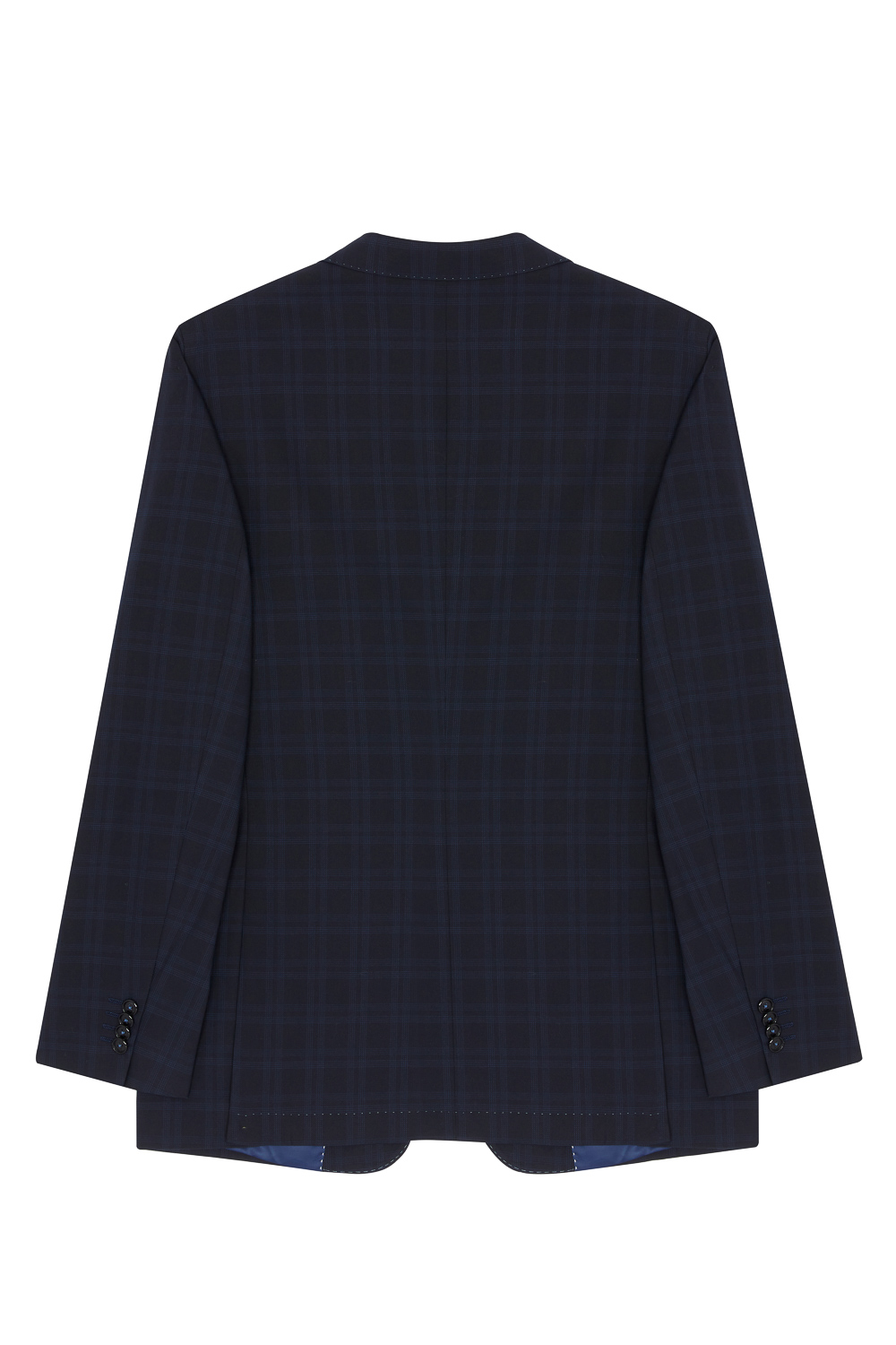 SST&C Black Check Pattern Classic Suit Jacket | 0112302004  (Outlet)_8