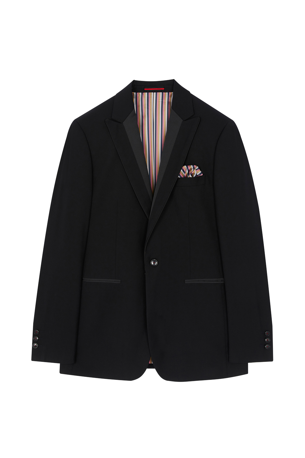 SST&C #Online Exclusive  Black Slim Fit Evening Jacket | 0112302008  (Outlet)_7