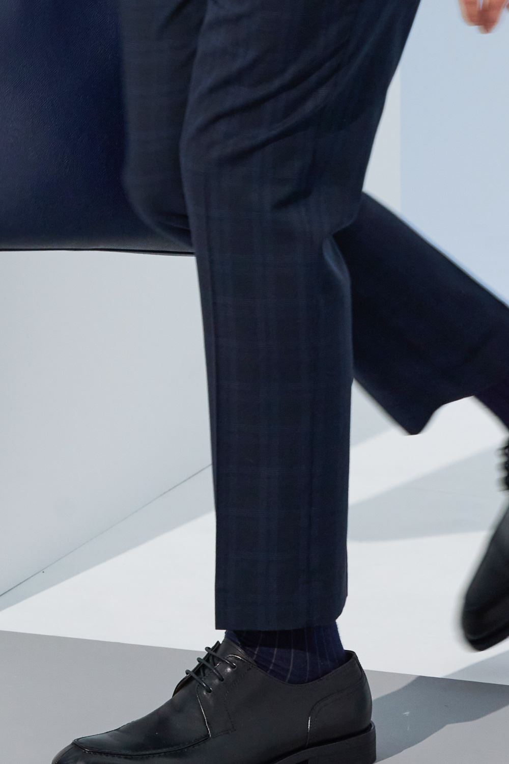 SST&C Black Check Pattern Classic Slim Fit Suit Trousers | 0212302004  (Outlet)_6
