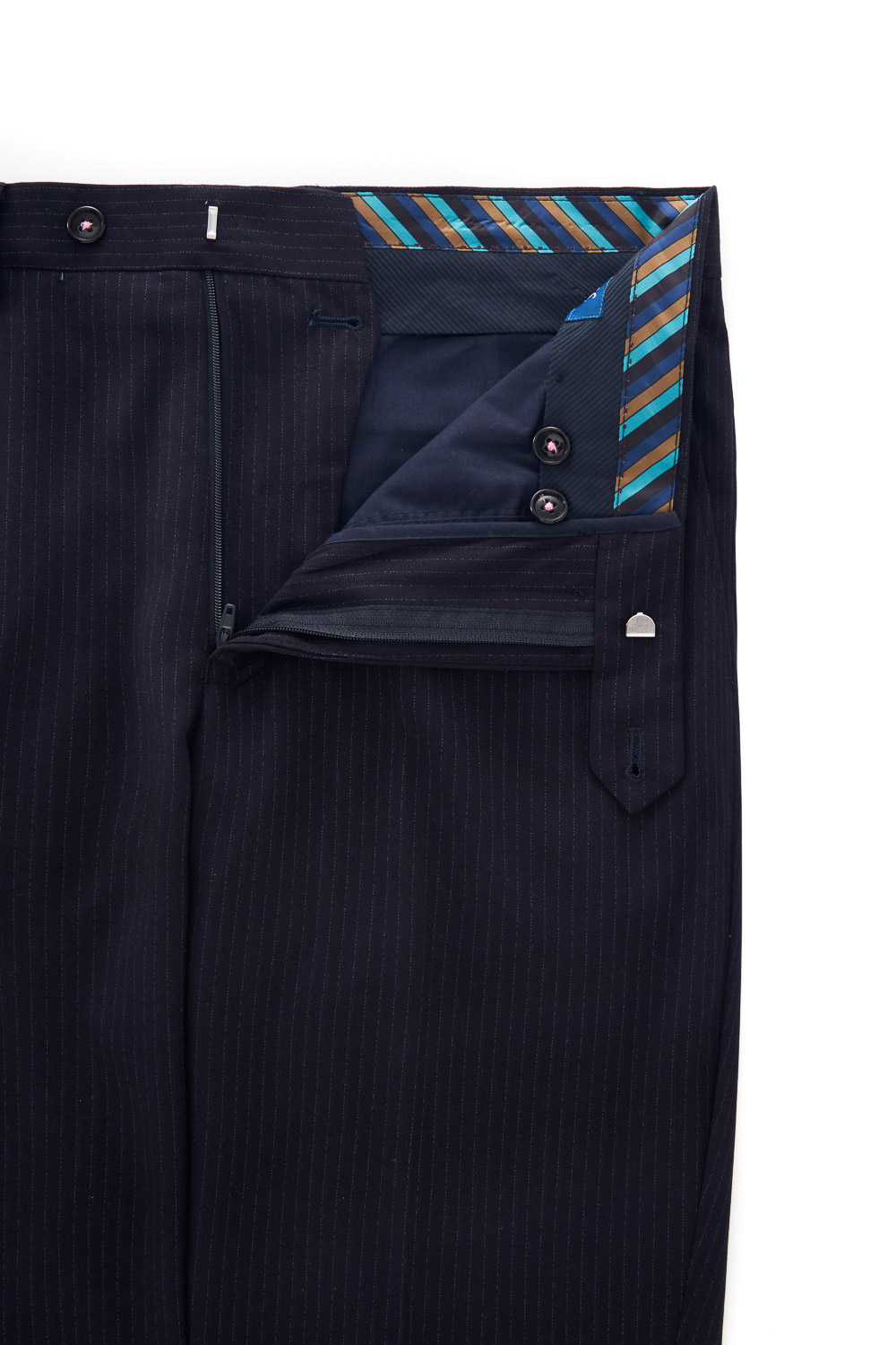 SST&C Navy Striped Pattern Tailor Suit Trousers | 0212302005  (Outlet)_9