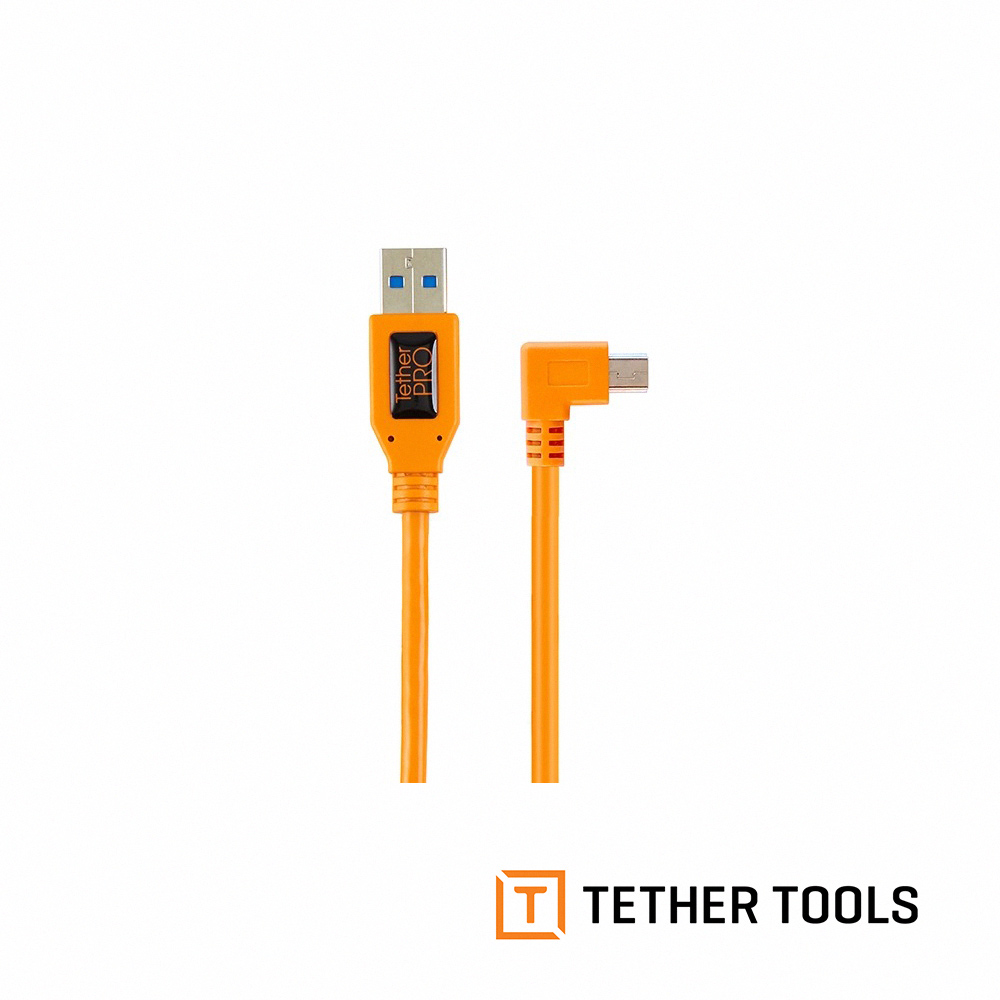 【TETHER TOOLS】CU51RT02-ORG USB 2.0 到 Mini-B 2.0 5-Pin 傳輸線 50cm 公司貨_0