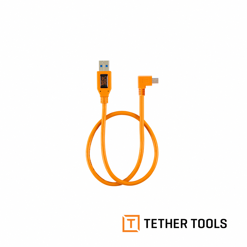 【TETHER TOOLS】CU51RT02-ORG USB 2.0 到 Mini-B 2.0 5-Pin 傳輸線 50cm 公司貨_2