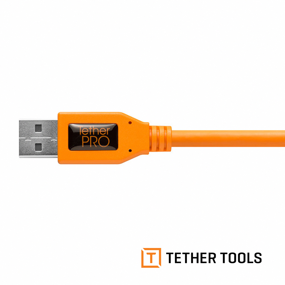 【TETHER TOOLS】CU51RT02-ORG USB 2.0 到 Mini-B 2.0 5-Pin 傳輸線 50cm 公司貨_5