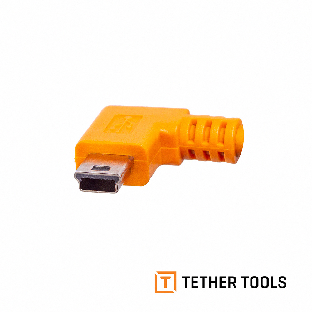 【TETHER TOOLS】CU51RT02-ORG USB 2.0 到 Mini-B 2.0 5-Pin 傳輸線 50cm 公司貨_6