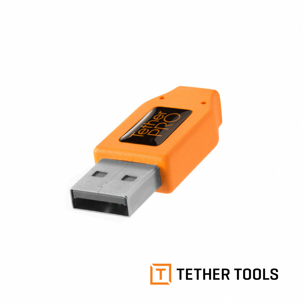 【TETHER TOOLS】CU51RT02-ORG USB 2.0 到 Mini-B 2.0 5-Pin 傳輸線 50cm 公司貨_7