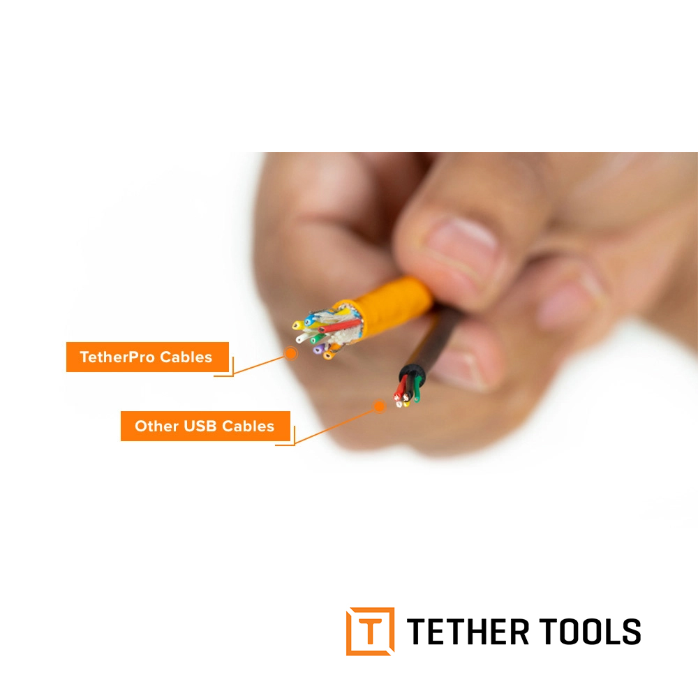 【TETHER TOOLS】CU51RT02-ORG USB 2.0 到 Mini-B 2.0 5-Pin 傳輸線 50cm 公司貨_8