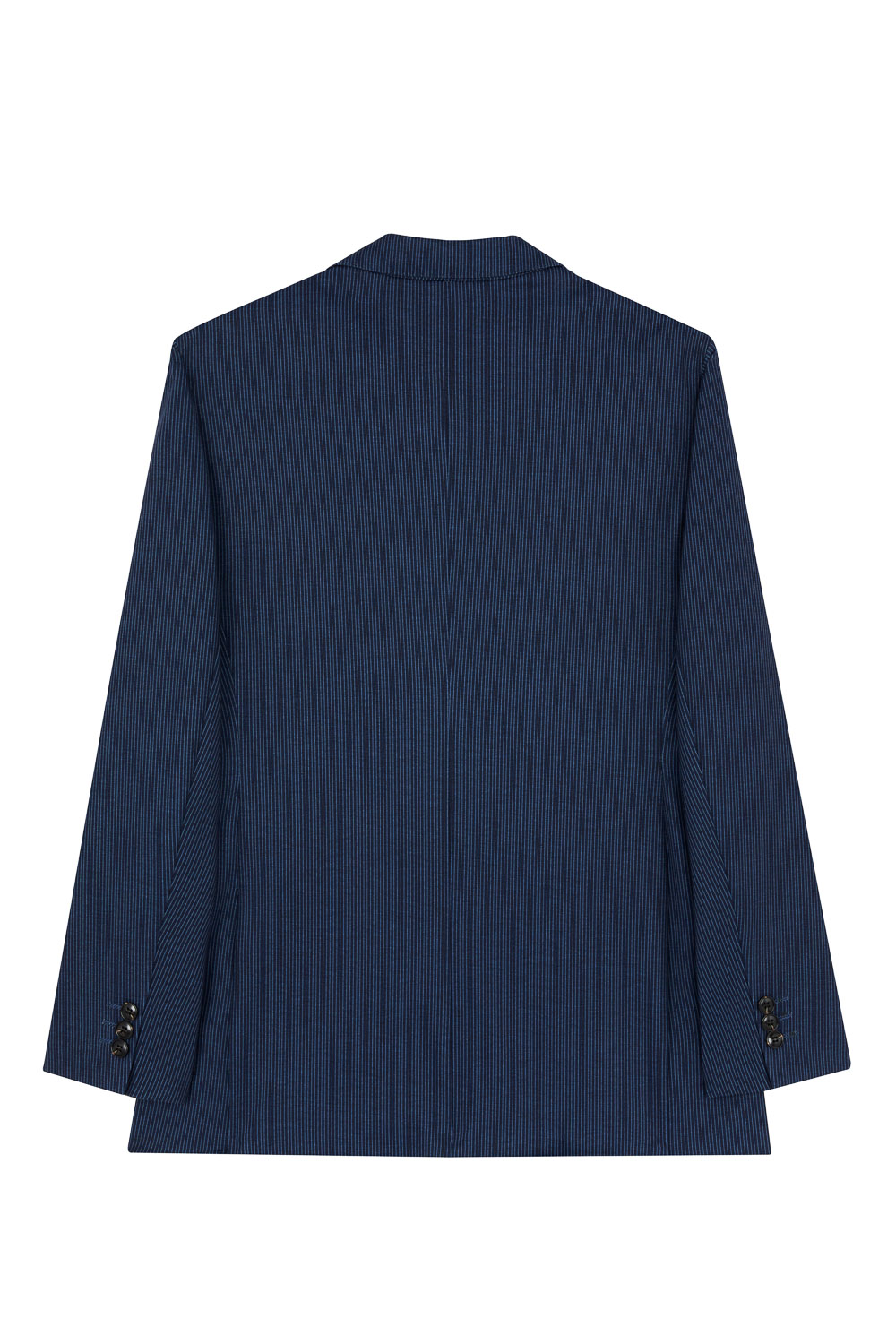 SST&C Navy Striped Pattern Knitted Casual Suit Jacket | 0612302001  (Outlet)_7