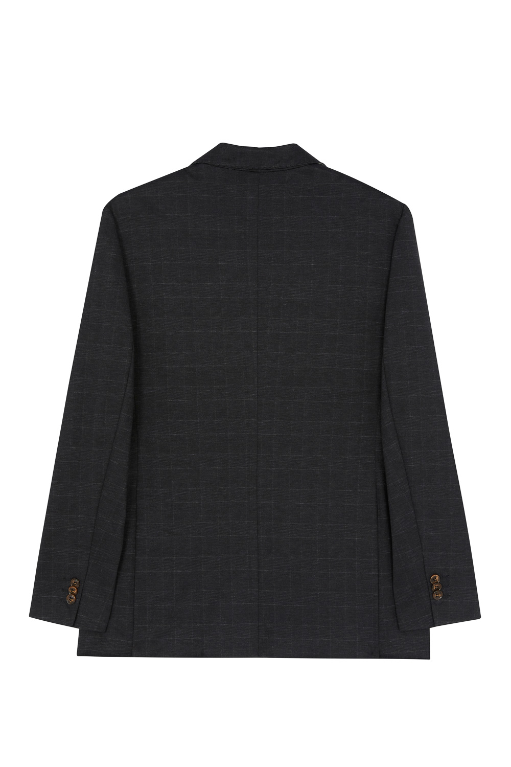 SST&C Gray Check Pattern Knitted Casual Suit Jacket | 0612302003  (Outlet)_8