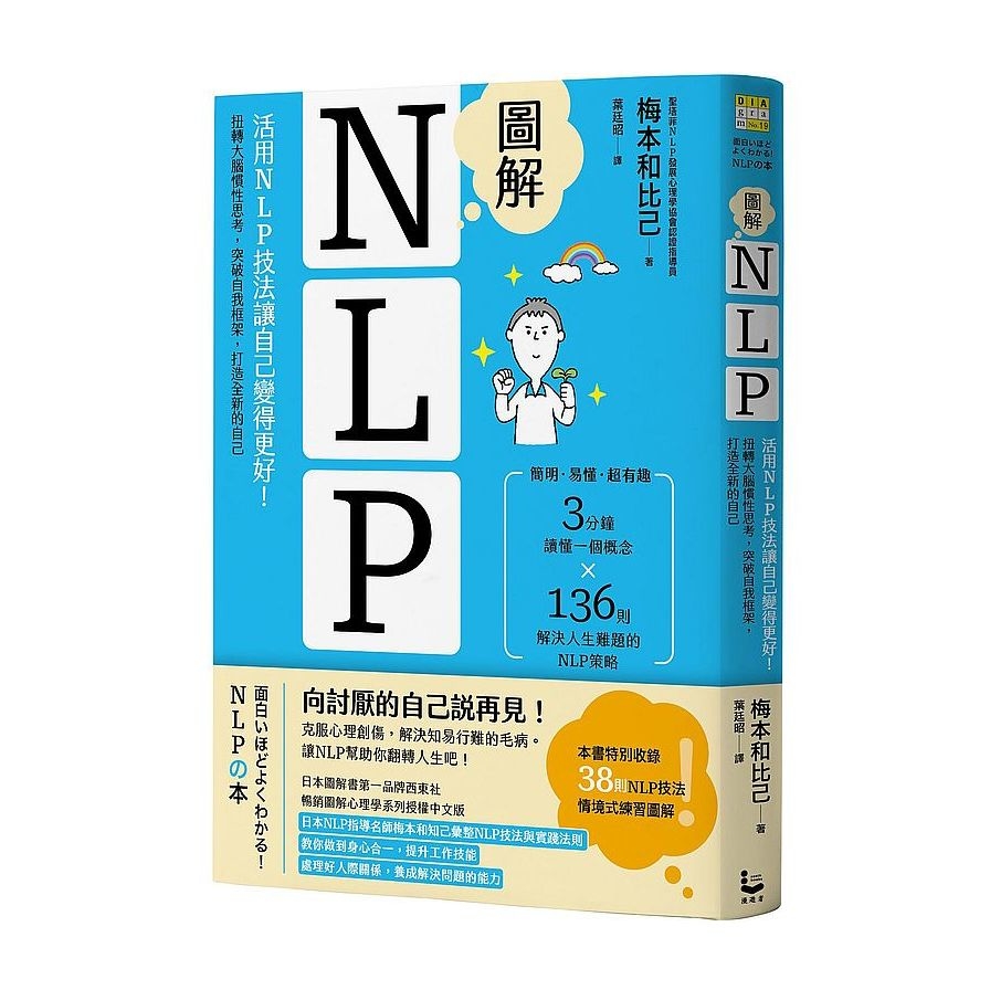 圖解NLP：活用NLP技法讓自己變得更好！扭轉大腦慣性思考，突破自我框架，打造全新的自己 | 拾書所