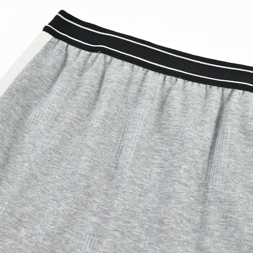 ILEY伊蕾 運動休閒風緹織短裙(灰色；M-XL)1232162013_2