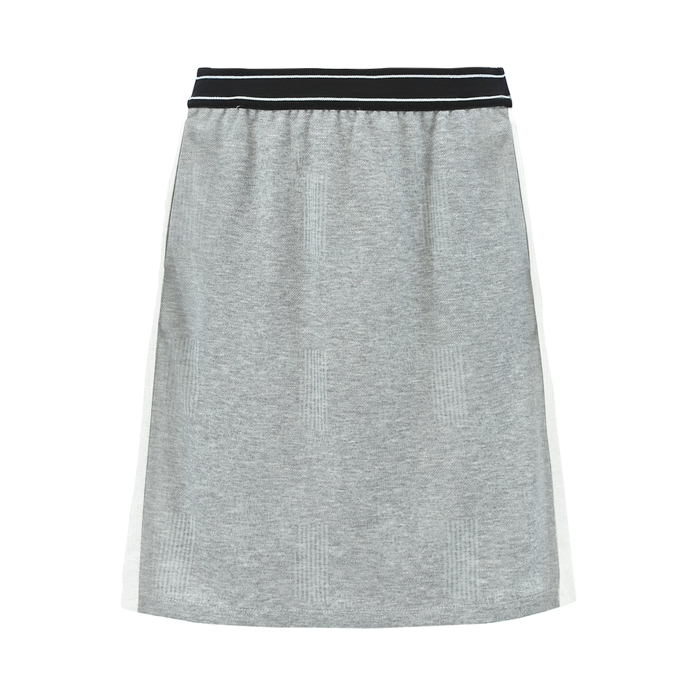 ILEY伊蕾 運動休閒風緹織短裙(灰色；M-XL)1232162013_4