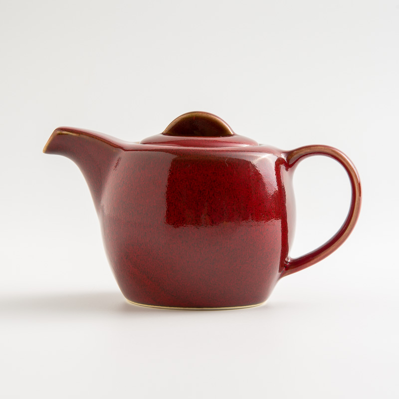WAGA 新東方 450ML 陶瓷茶壺│紅│單品_1