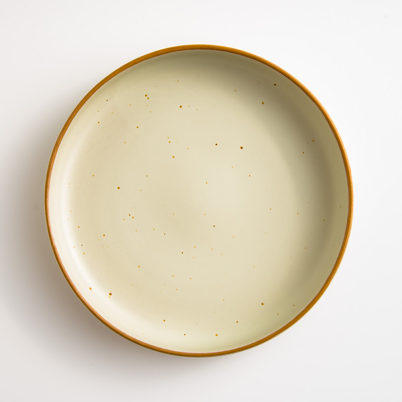 Silent Forest 20cm Wood Fired Ceramic Deep Bowl | Beige_3
