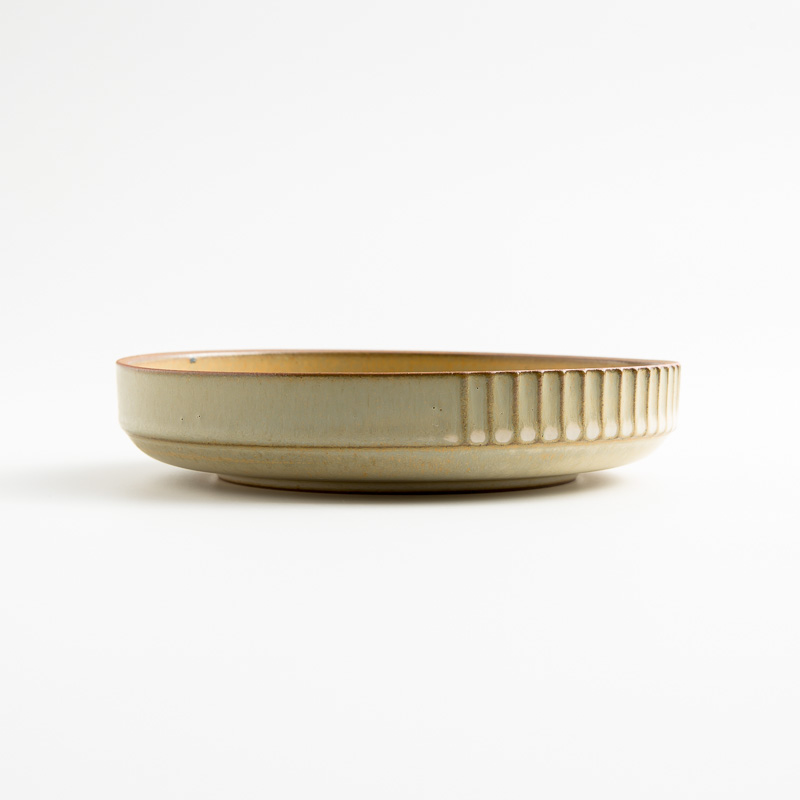 Silent Forest 20cm Wood Fired Ceramic Deep Bowl | Beige_1