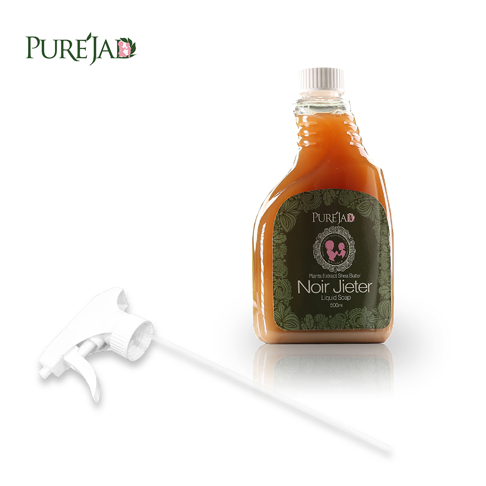 PureJad璞摯 乳木果菁萃黑絜特潔晶液500ml+噴頭_0