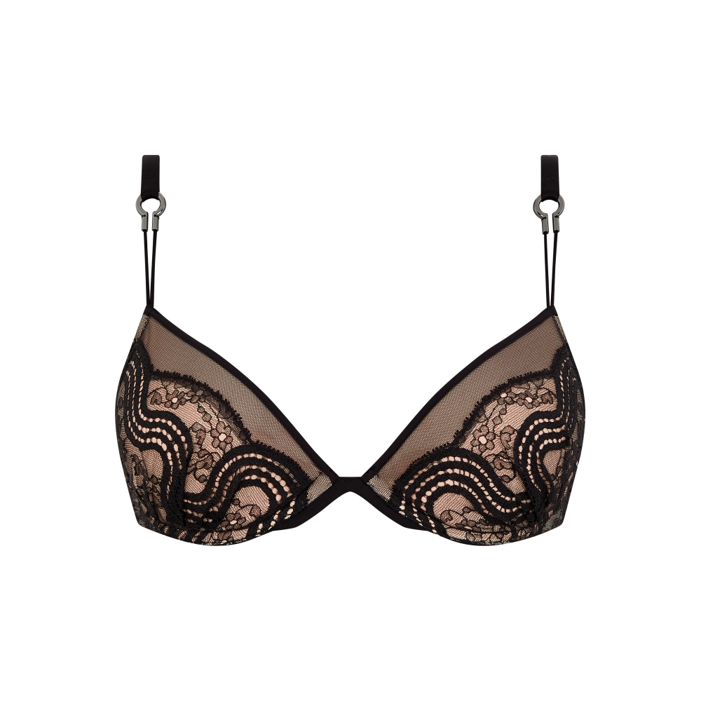 【Chantelle X】集中托高內衣>BCD>黑色(06F20_011)【Hypnotic】_3