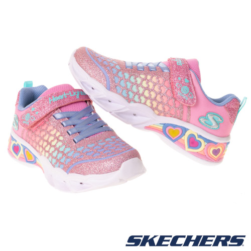 SKECHERS 女童系列燈鞋 SWEETHEART LIGHTS - 302312LPKMT_2