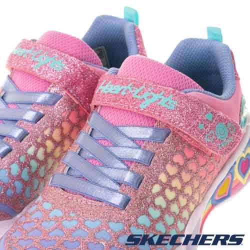 SKECHERS 女童系列燈鞋 SWEETHEART LIGHTS - 302312LPKMT_4