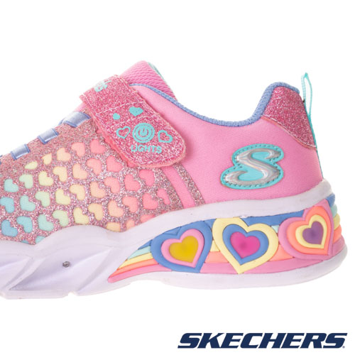 SKECHERS 女童系列燈鞋 SWEETHEART LIGHTS - 302312LPKMT_6