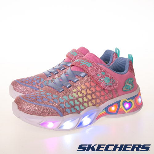 SKECHERS 女童系列燈鞋 SWEETHEART LIGHTS - 302312LPKMT_7