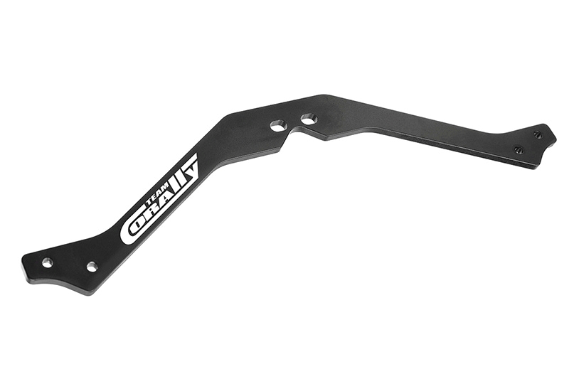 C-00180-867 Chassis Brace - ASUGA XLR - Center Upper - Aluminum 3mm - Black - 1 pc_0
