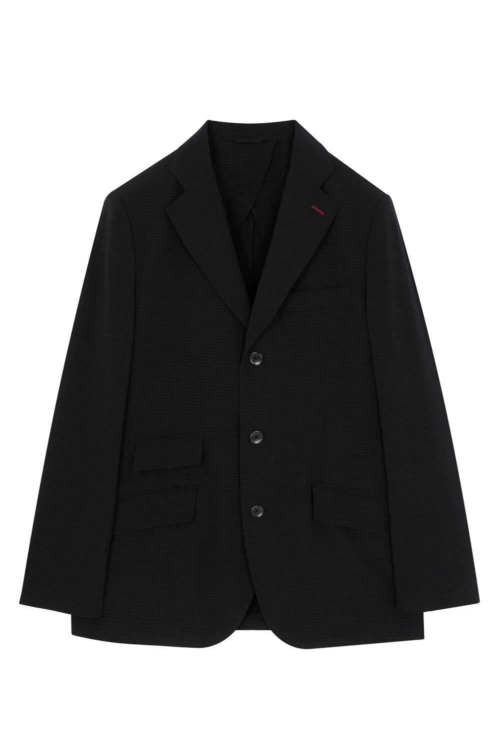 SST&C Black Check Pattern Seersucker Casual Suit Jacket | 0612303006  (Outlet)_8