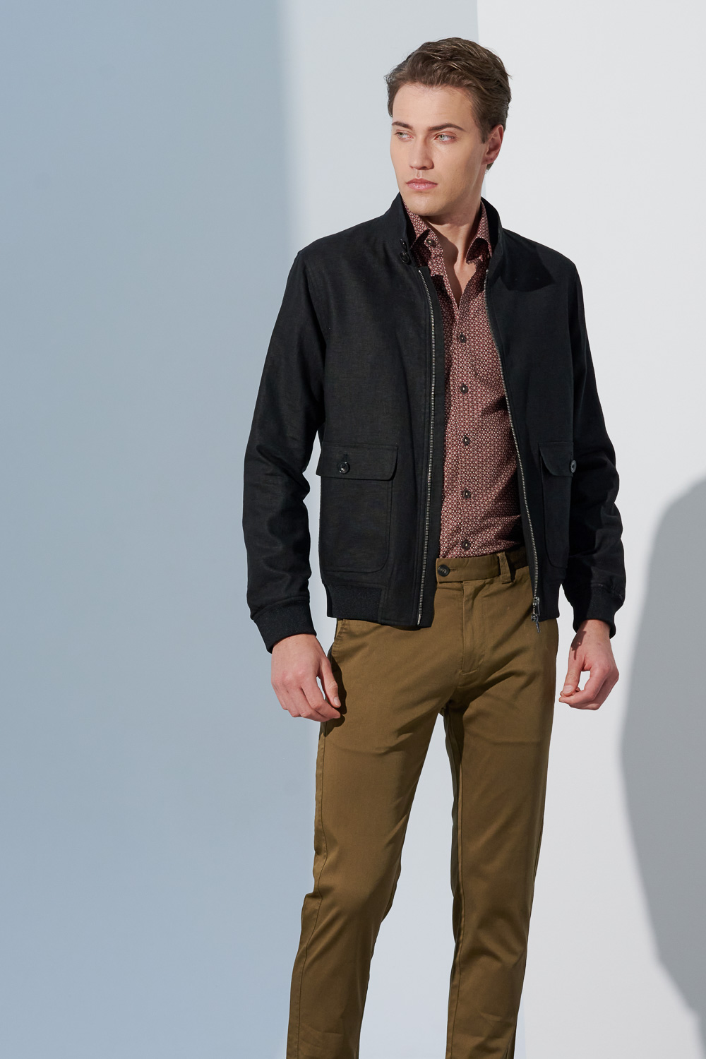 SST&C Black Bomber Jacket | 0612303009  (Outlet)_5