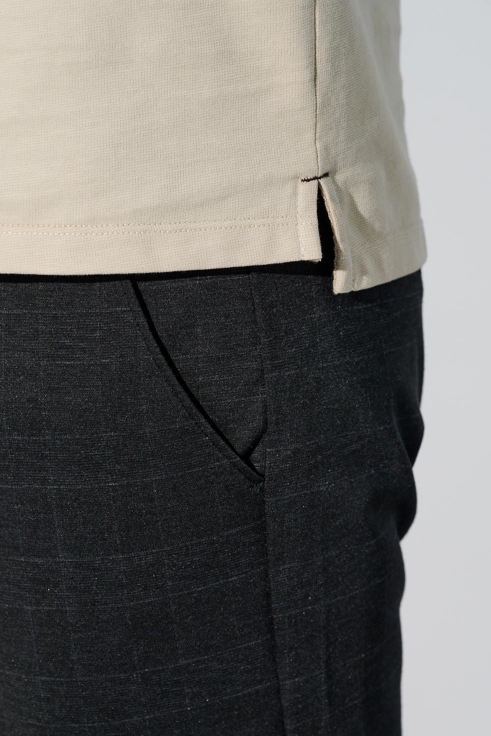 SST&C Light Wheat Single Button Contrast Trim Polo Shirt | 1012303003  (Outlet)_6