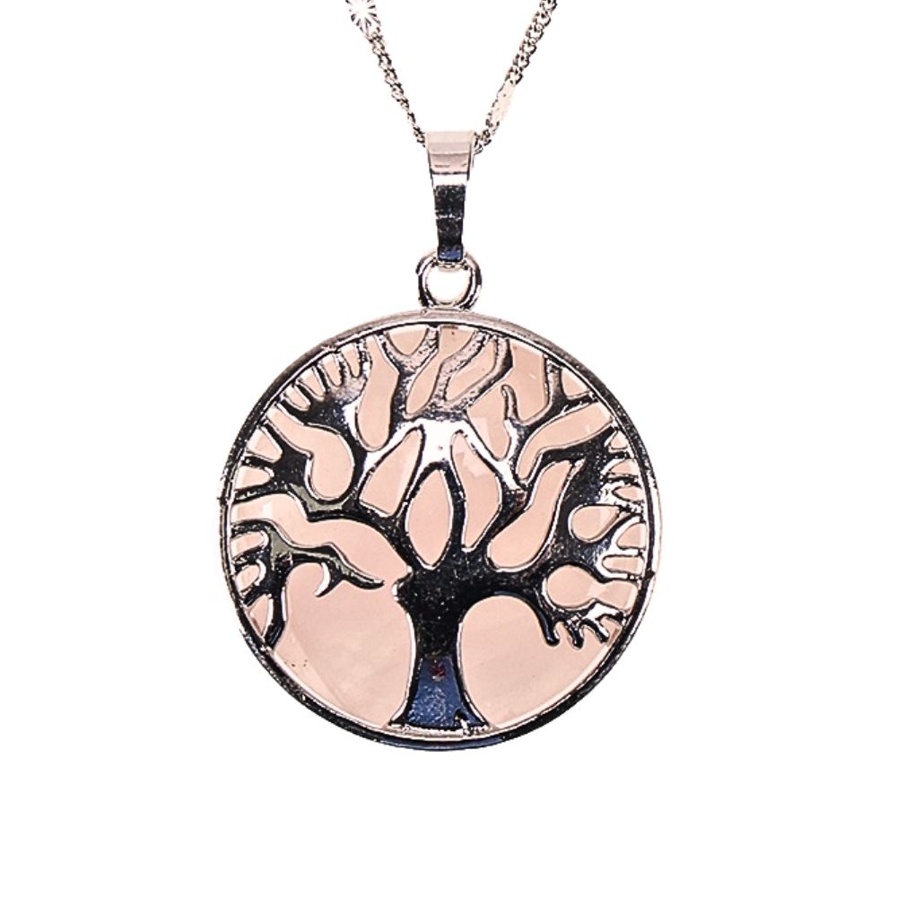 【官網限定】七脈輪-舞動粉晶生命樹項鍊（限海外直購）Necklace_2