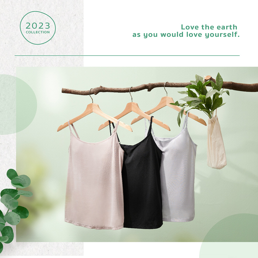 華歌爾-BRA+T-零碳天絲 M-LL細帶背心(迷霧褐) LTT50623L8_8