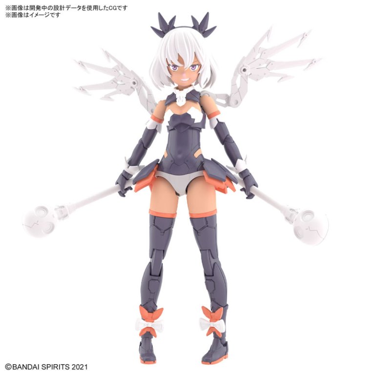 BANDAI 30MS 組裝少女輕作戰 SIS-M00 伊爾莎娜 顏色C 組裝模型_0