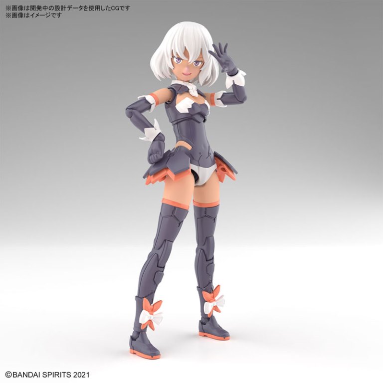 BANDAI 30MS 組裝少女輕作戰 SIS-M00 伊爾莎娜 顏色C 組裝模型_1