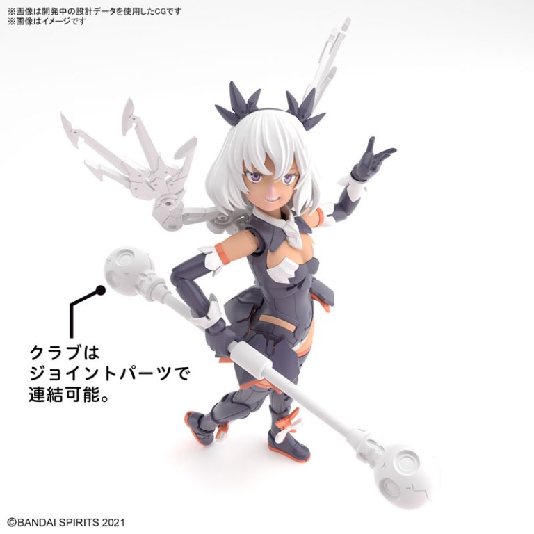 BANDAI 30MS 組裝少女輕作戰 SIS-M00 伊爾莎娜 顏色C 組裝模型_4