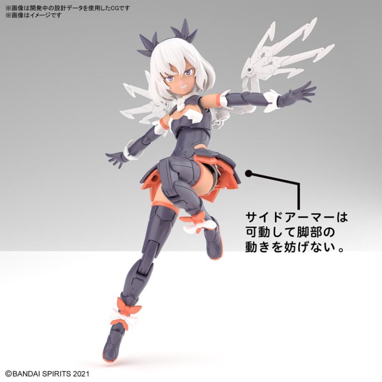 BANDAI 30MS 組裝少女輕作戰 SIS-M00 伊爾莎娜 顏色C 組裝模型_6