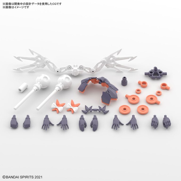 BANDAI 30MS 組裝少女輕作戰 SIS-M00 伊爾莎娜 顏色C 組裝模型_9