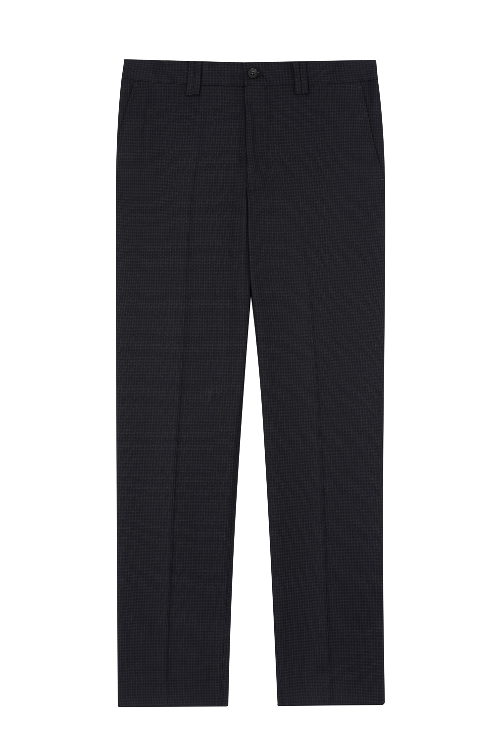 SST&C Black Fine Check Pattern Slim Fit Suit Trousers | 0212303004  (Outlet)_8