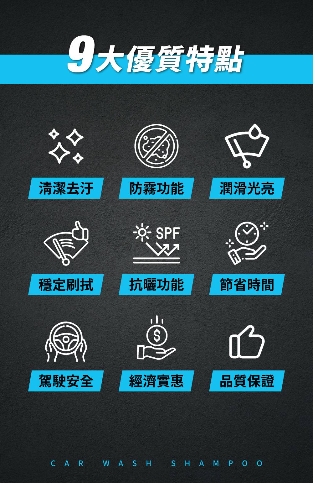【衝鋒】超透視濃縮雨刷精2L、3.8L｜有效清潔鳥屎、水垢、髒汙｜防眩光產生_4