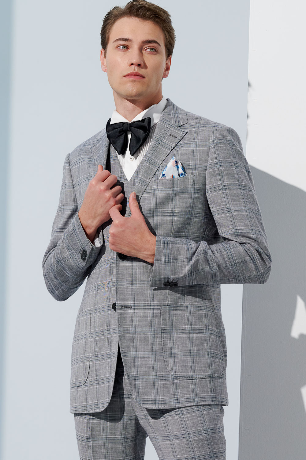 SST&C #Milan Series  Anti-Wrinkle White Pleated Dress Style Slim Fit Shirt | 0312303007  (Outlet)_4