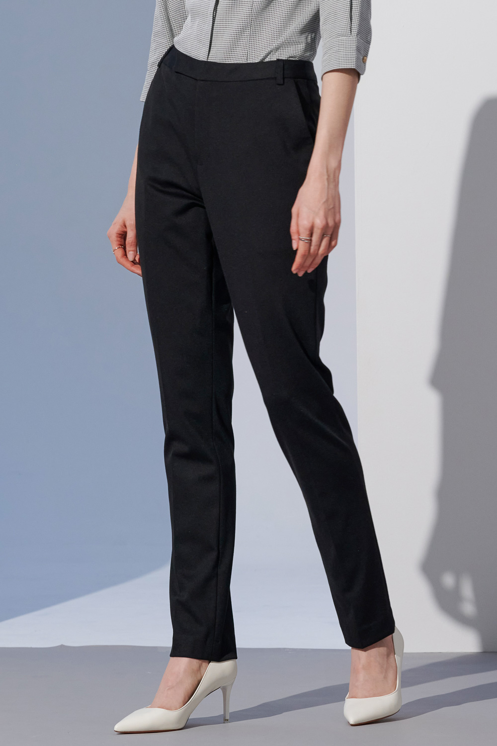 SST&C Black Slim Fit Suit Trousers | 7262303004  (Outlet)_1