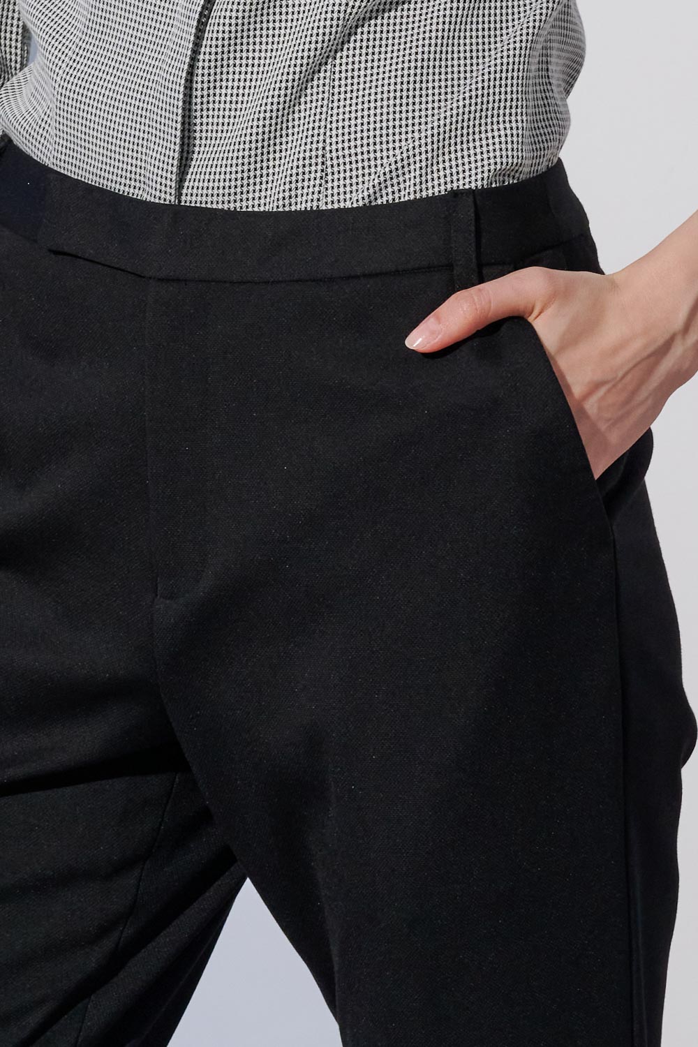 SST&C Black Slim Fit Suit Trousers | 7262303004  (Outlet)_5