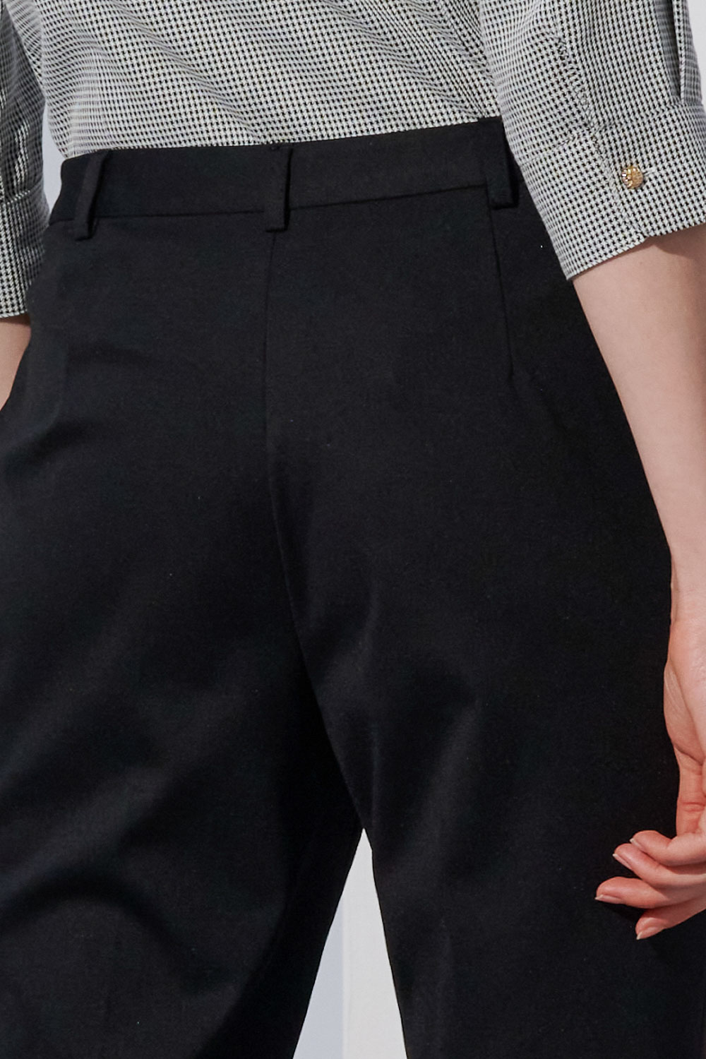 SST&C Black Slim Fit Suit Trousers | 7262303004  (Outlet)_6