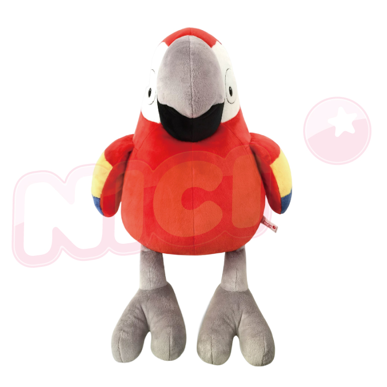 [91271]NICI 60cm席爾維鸚鵡坐姿玩偶_0