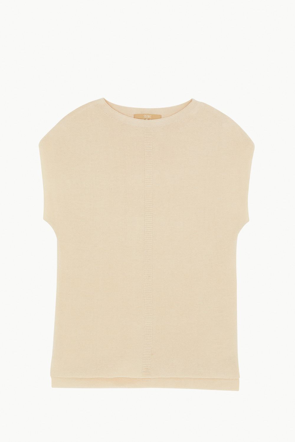 SST&C Apricot Simple Sleeveless Sweater | 8662303002  (Outlet)_7
