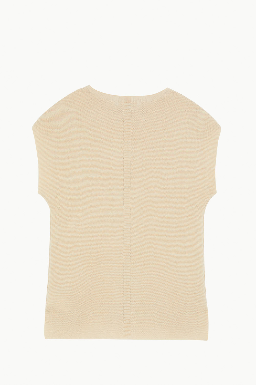 SST&C Apricot Simple Sleeveless Sweater | 8662303002  (Outlet)_8